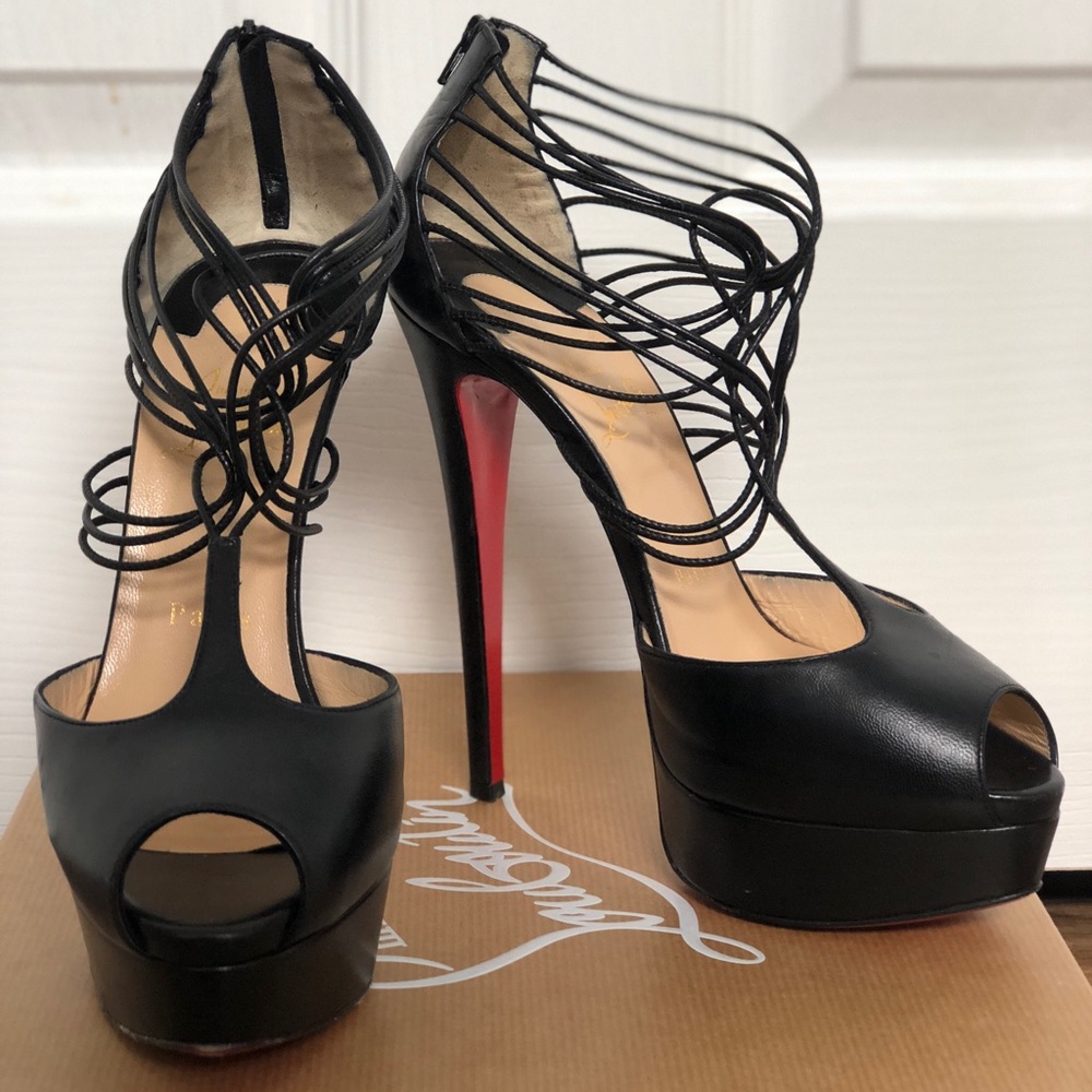 Louboutin Confusalta Strappy Heels WITH BOX
